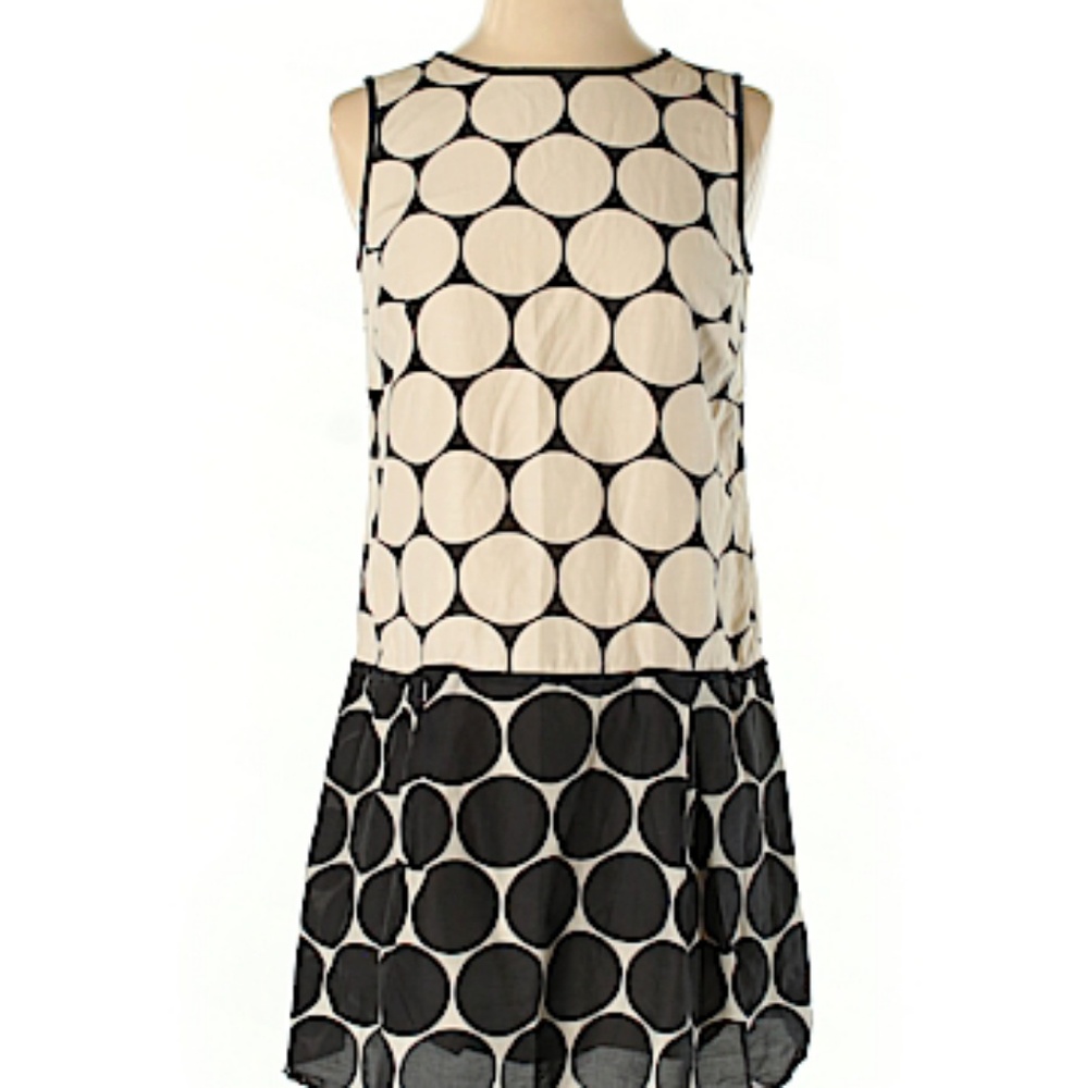 LOFT size 4 pokadot dress